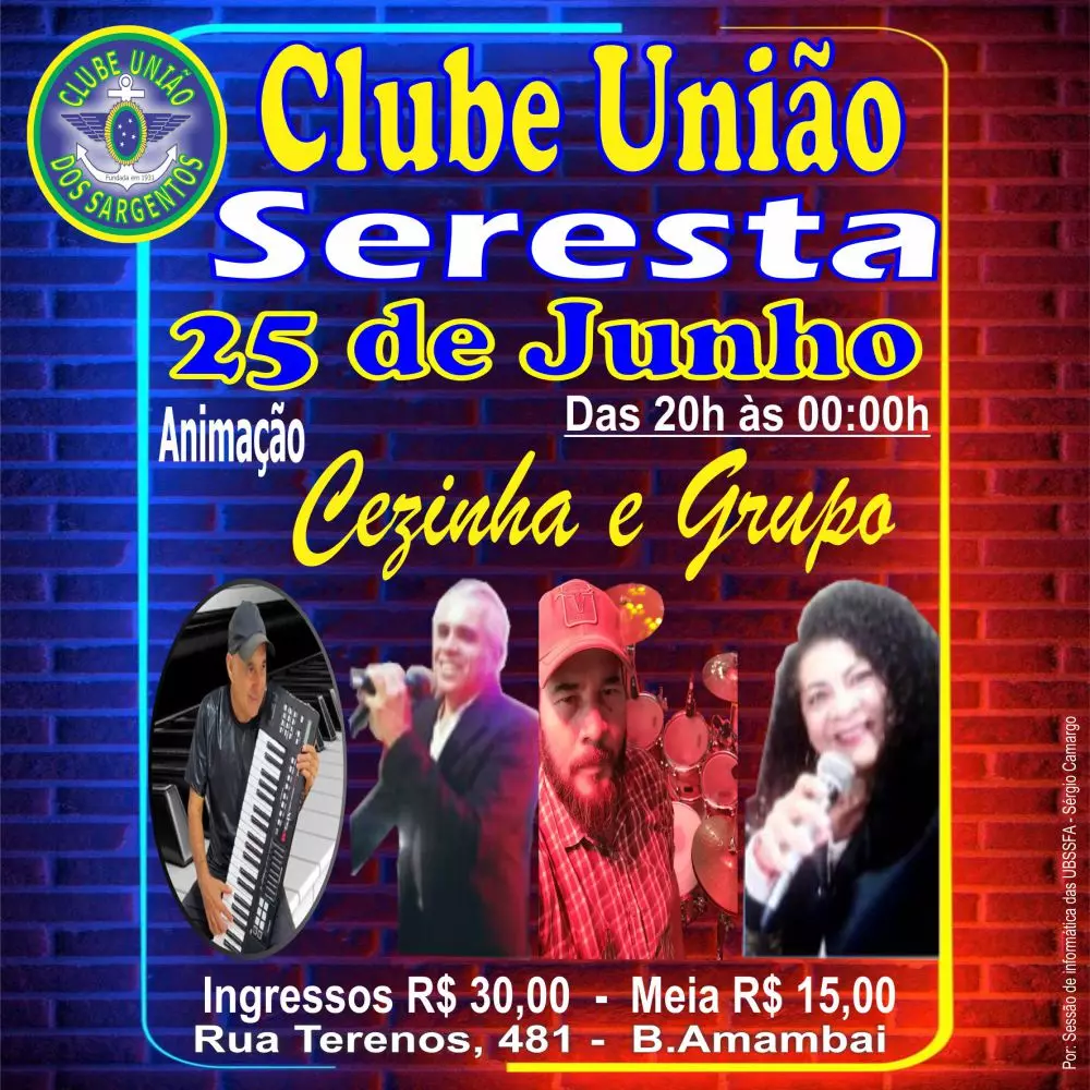 Seresta Baile dia 25/06/2025